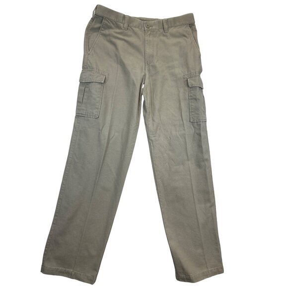Croft & Barrow Pants Mens 34x34‎ Khaki Cargo Classic Fit - Picture 1 of 11